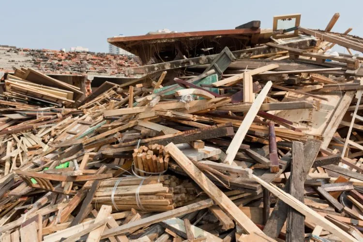 Construction debris