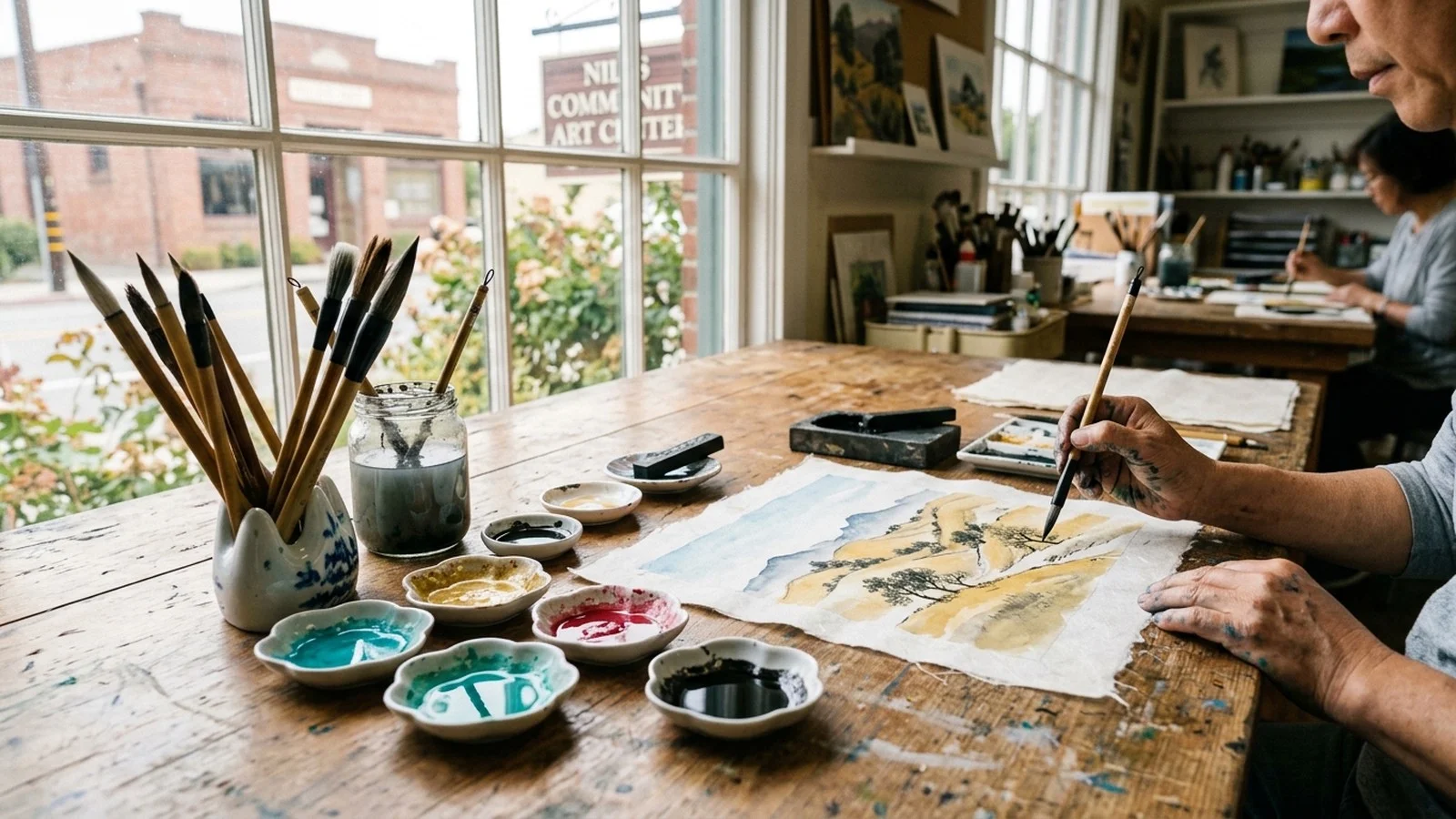 Fremont Art Association Invites Community to Live Chinese Painting Color Demonstration With Rachel Maple on Nov. 4