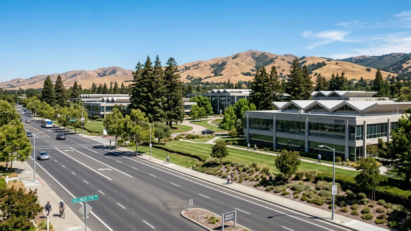 Advanced technology corporate campus in the East Bay hosting regional manufacturing and clean tech leadership forums