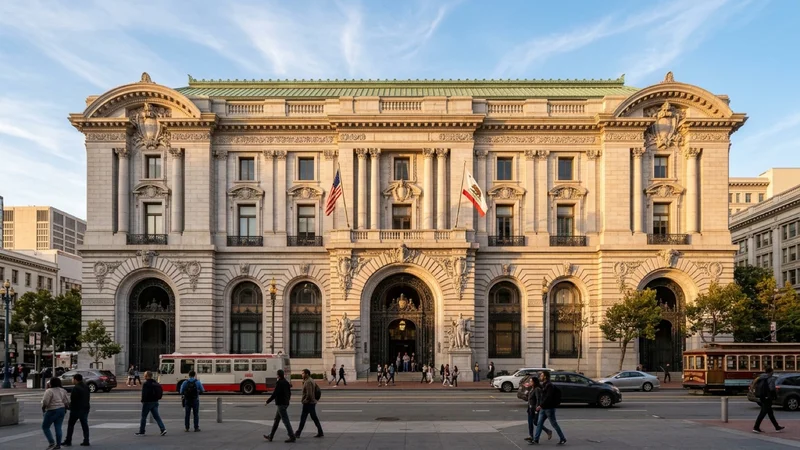 Exterior of the James R. Browning United States Court of Appeals building in San Francisco in afternoon sunlight