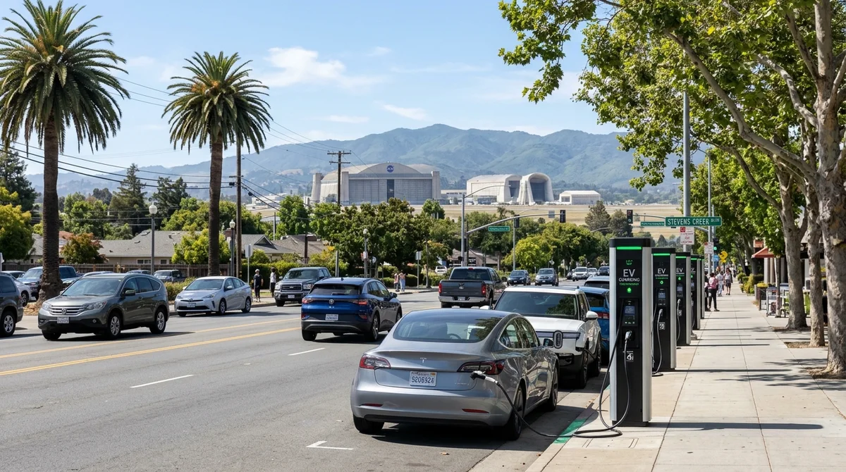 Santa Clara County Leads U.S. in EV Adoption at 24% as Bay Area Sweeps Top 5 Counties and NASA Ames Trains Moon Pilots