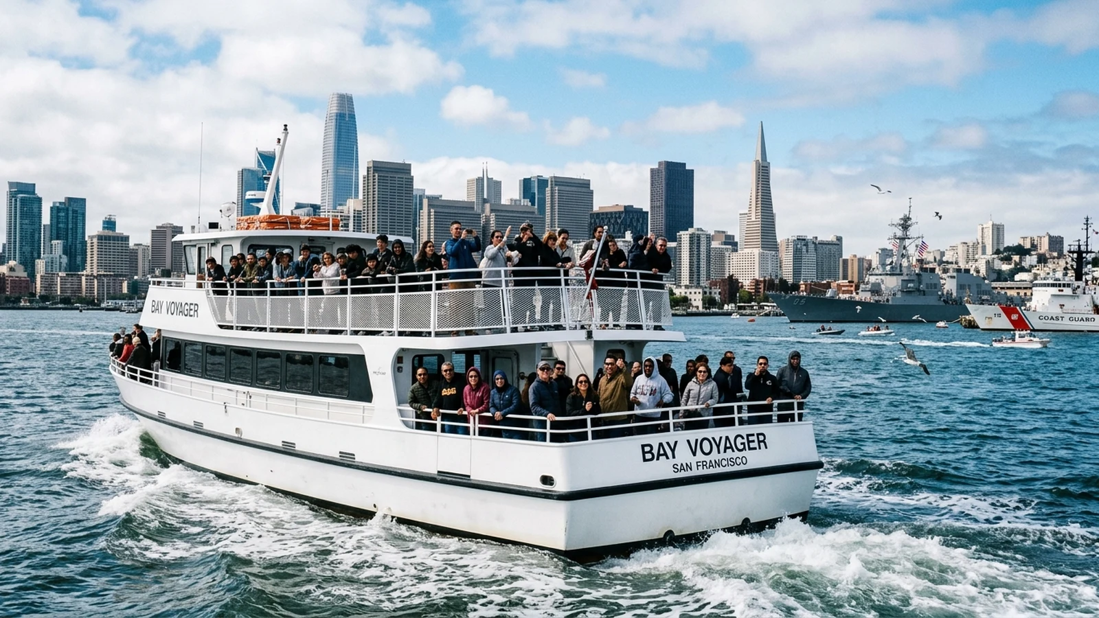 City of Antioch Recreation Department Offers Fleet Week Hornblower Cruise on San Francisco Bay