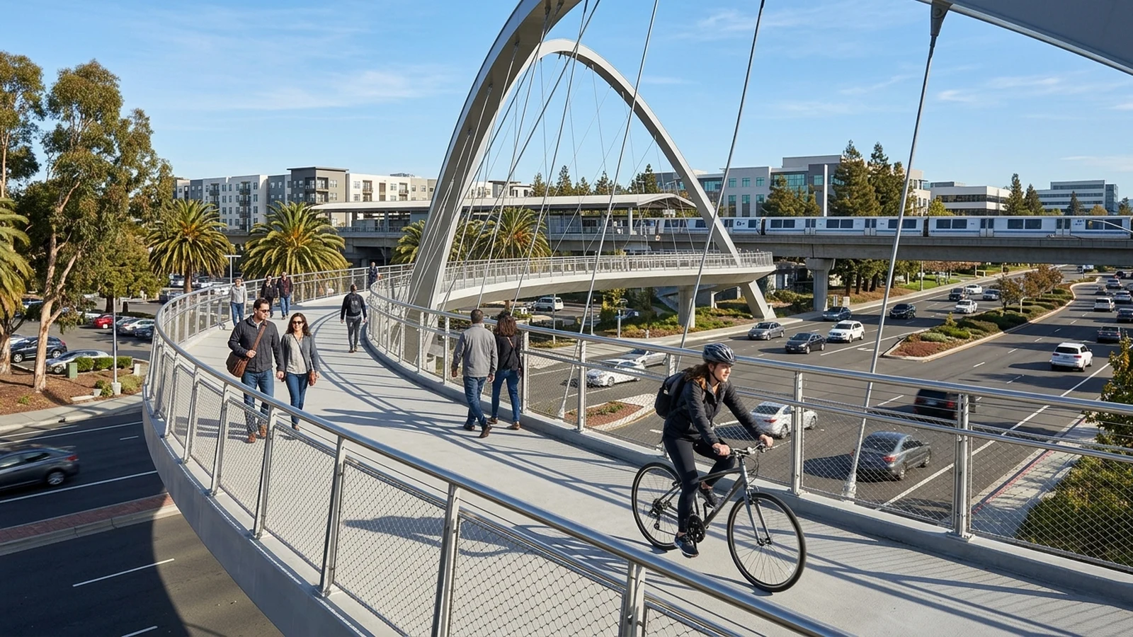Robert I. Schroder Pedestrian Bridge in Walnut Creek Undergoes Three-Month Overhaul