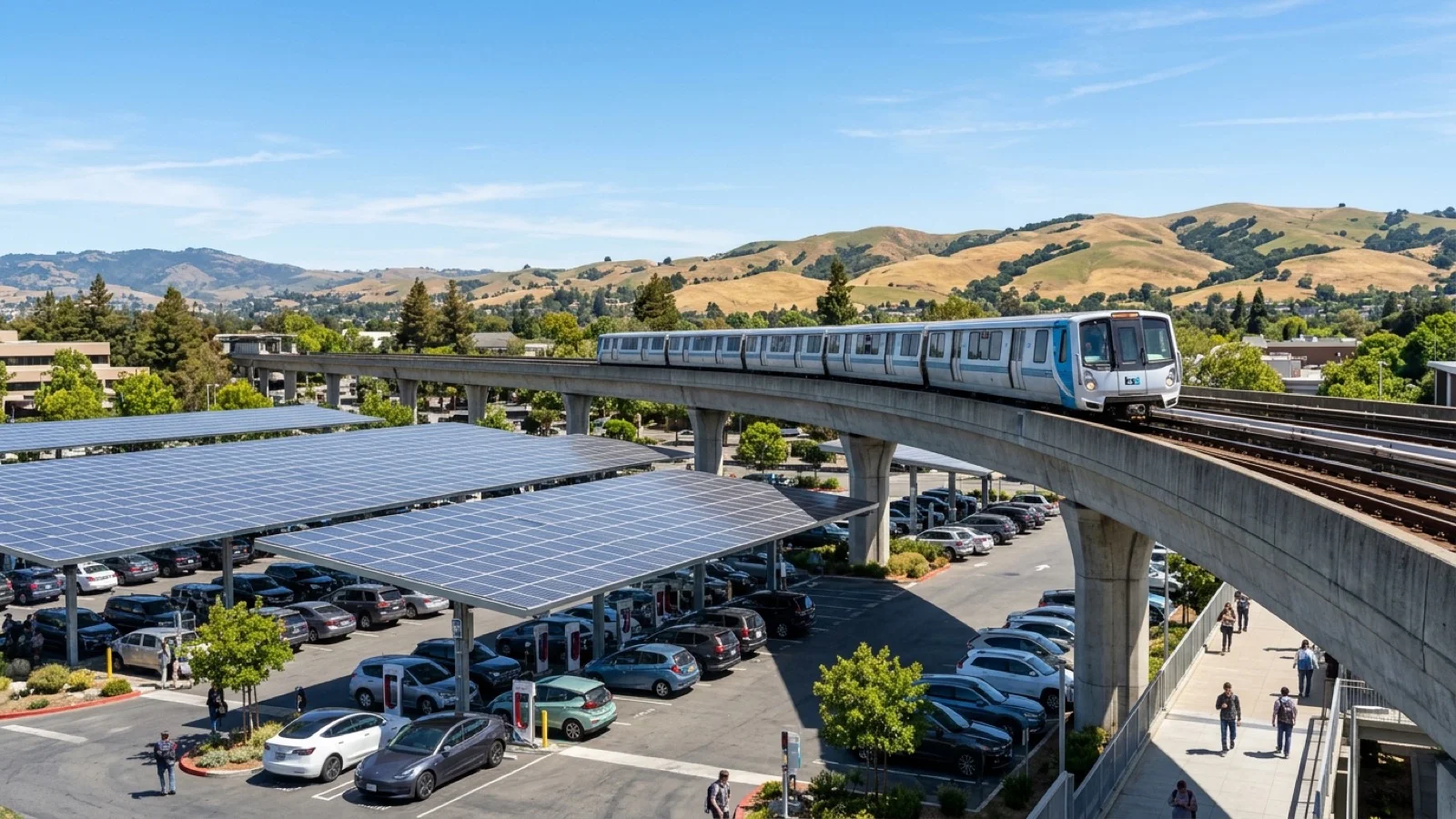 BART Rolls Out 2026–2035 Sustainability Action Plan Targeting 100% Renewable Power and Station EV Charging