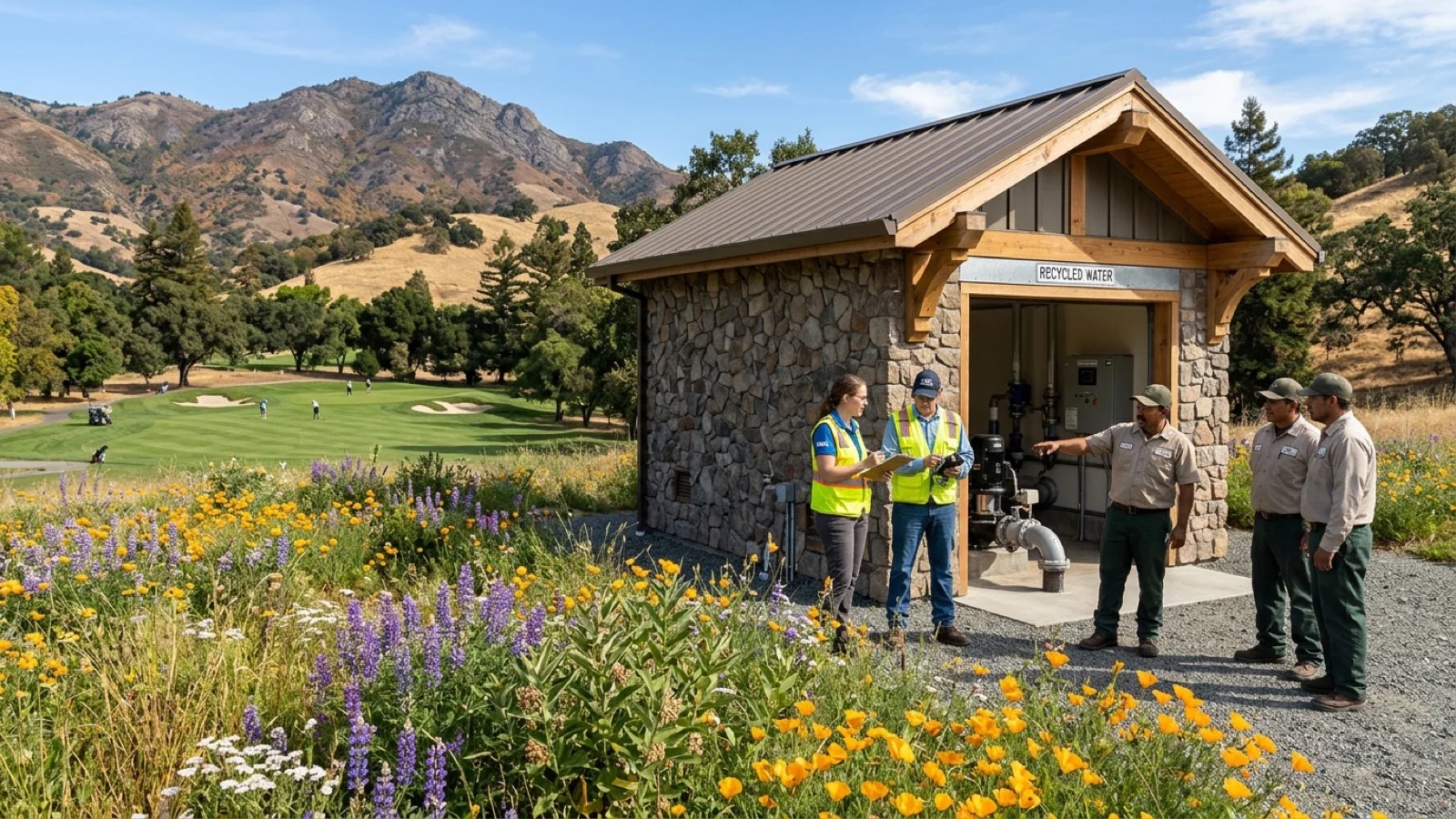 City of Walnut Creek Commissions Variable-Speed Recycled Water Pump Station and 14-Acre Pollinator Habitat at Boundary Oak