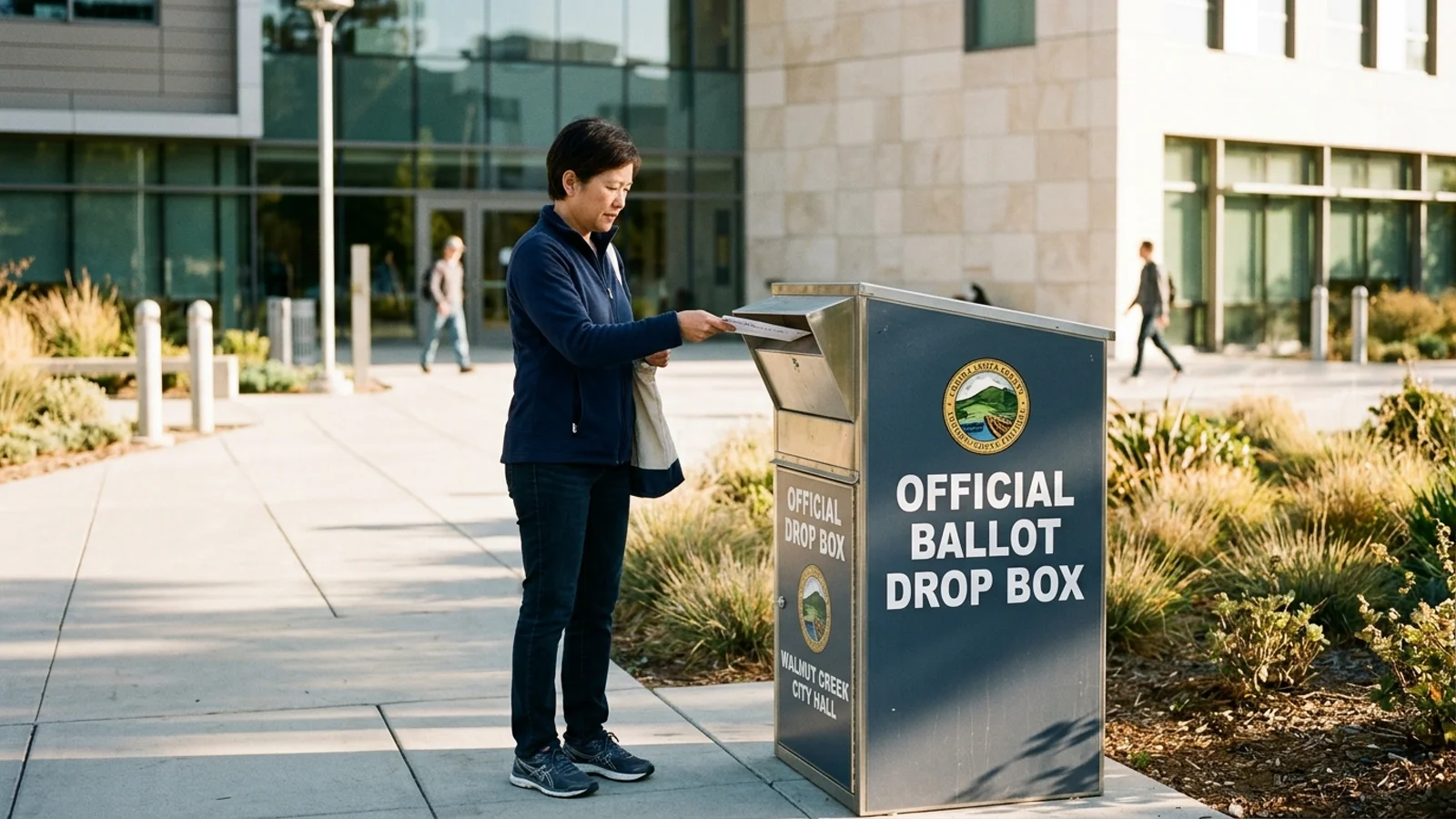 Walnut Creek Voters Receive Mail-In Ballots Ahead of November Municipal Election - editorial news photograph