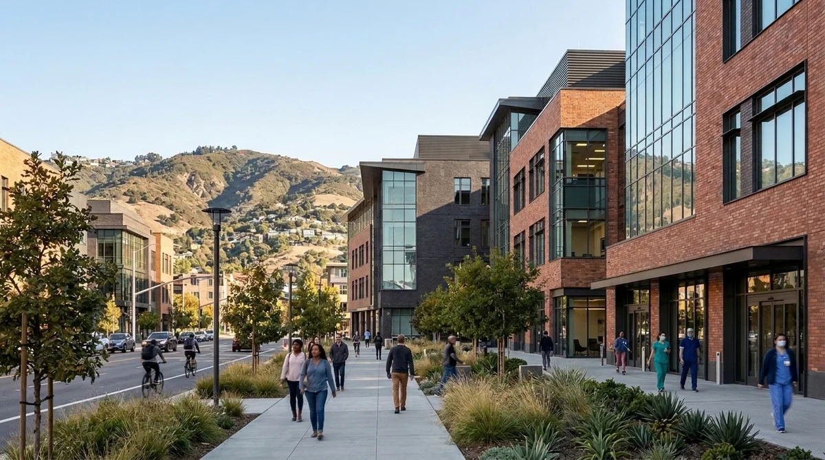 Sutter Health Pivots From Emeryville Hospital Tower to Outpatient Campus as Oakland Committee Advances Garfield Park Field Sale to OUSD
