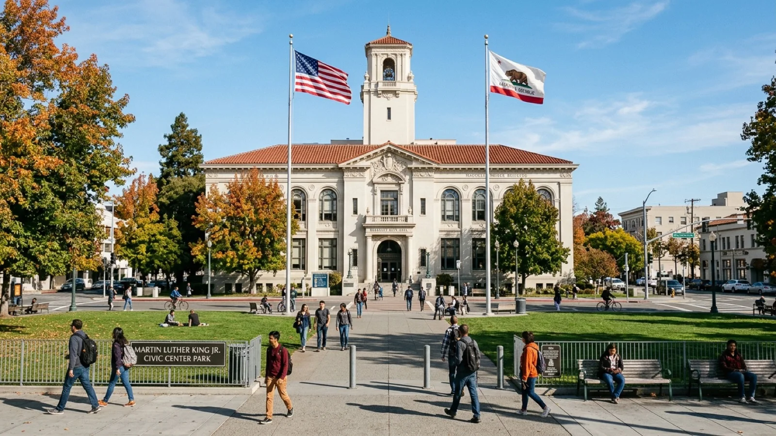 Civic center facilities and municipal emergency management offices in Berkeley monitoring regional power grid shutoffs