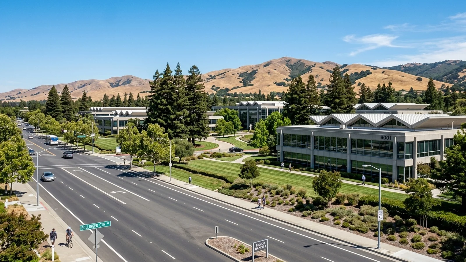 San Ramon Valley educational campus where Dougherty Valley High School student engineers develop agricultural robotics and computer vision systems