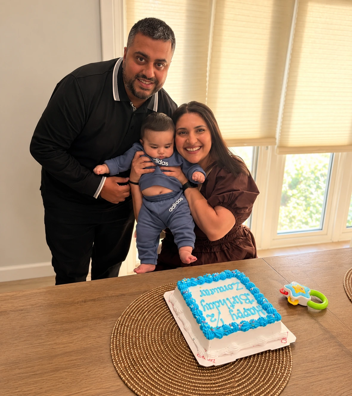 Karan and Harjot Sodhi celebrate a milestone with their son Zorawar