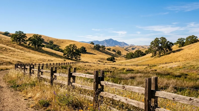 Sunlit rolling hills and seasonal wetlands in the Doolan Canyon open-space corridor in the Tri-Valley