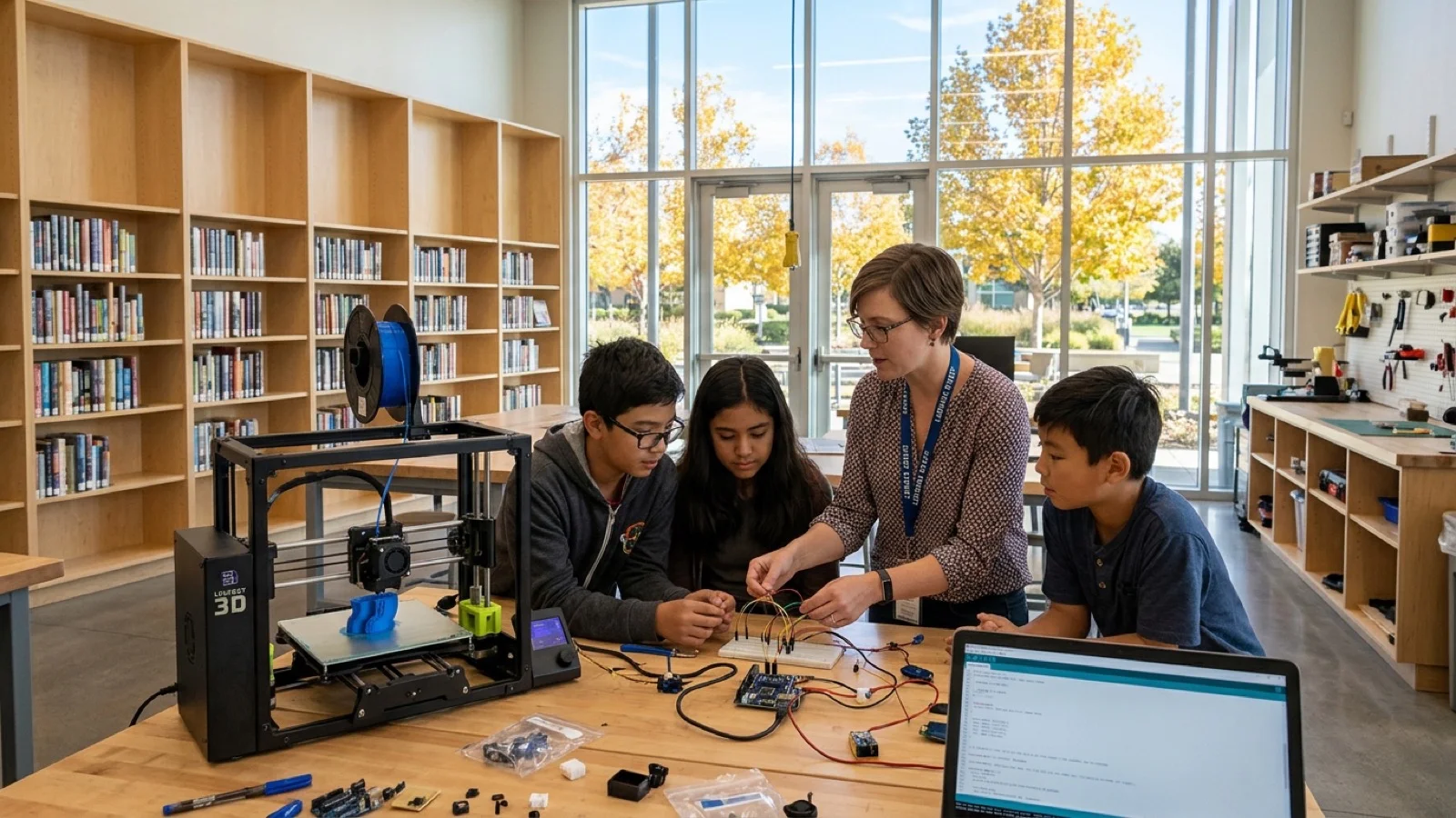 City of San Ramon and Contra Costa County Library Expand Makerspace 3D Printing and Coding Labs at Dougherty Station