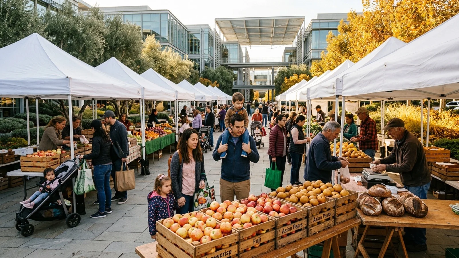 San Ramon Farmers Market Launches Autumn Orchard Showcase and Zero-Waste Composting Hub at City Center