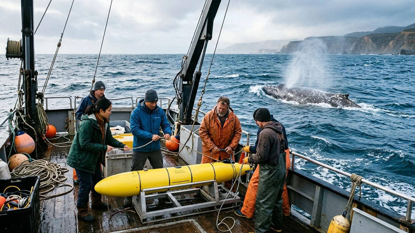 Marine Scientists and Commercial Fishers Launch Collaborative to Reduce Whale Entanglements in California Dungeness Crab Fishery