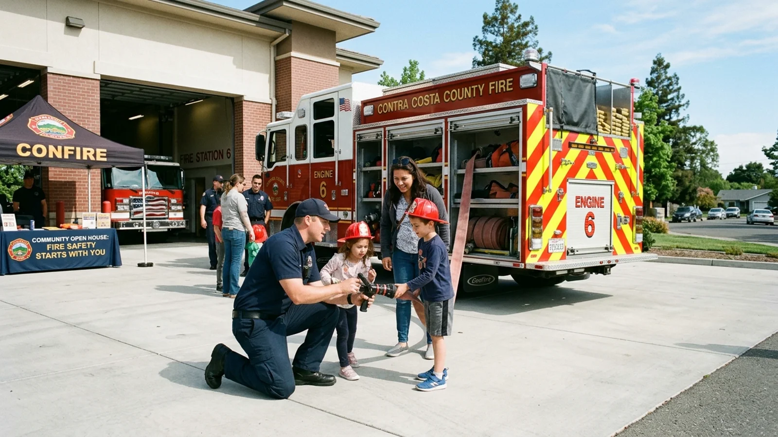 ConFire to Host Annual Fire Safety Open House and Live Rescue Demonstrations in Concord - editorial news photograph