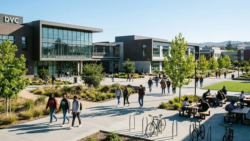 Diablo Valley College campus in Pleasant Hill where community college foundation expanded student basic needs emergency pantry