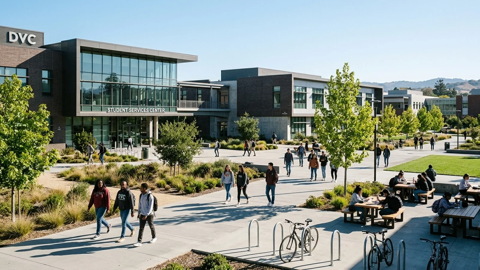 Diablo Valley College campus in Pleasant Hill where academic leadership launched state-certified advanced manufacturing apprenticeships