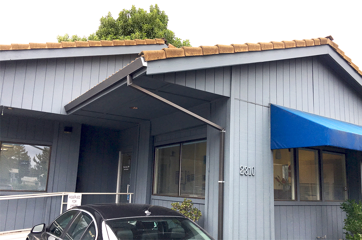 The exterior of Dr. Amare’s office in San Ramon